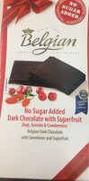 Dark chocolate with superfruit