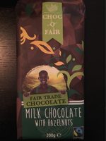 Milk chocolate with hazelnuts