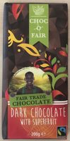 Dark chocolate with superfruit