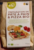 Préparation de pâte a pain et a pizza bio