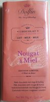 Chocolat nougat et miel