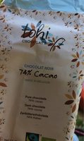 Chocolat noir 74% cacao