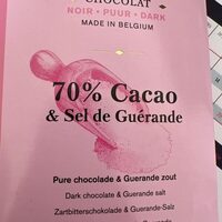 Noir 70% Cacao Et Fleur De Sel, Dolfin