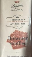 Chocolat au lait brownie soufflés