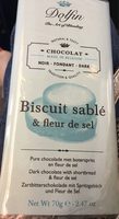 Chocolat noir, biscuit sablé et fleur de sel
