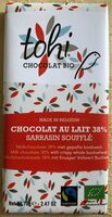 Chocolat au lait 38% sarrazin soufflé