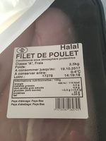 Filet de poulet Halal