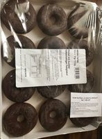Donut mit dunkler chocolat