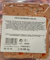 Pâté berbère halal