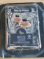 Mousse con pato a la pimienta
