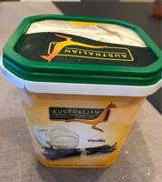 Glace australian vanille