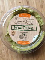 Houmous à la coriandre vegan
