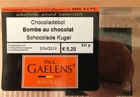 Bombe au chocolat