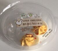 Oeufs farcis poules au sol
