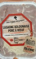 Lasagne bolognaise porc&boeuf