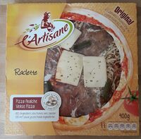 Raclette pizza fraîche