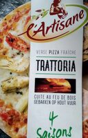 Pizza fraîche trattoria 4 saisons