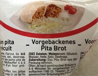 Pain pita precuit