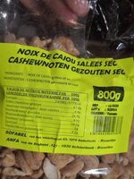 Noix de cajou salées