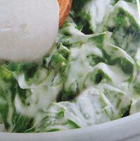 Épinards en branche (avec mozzarella)
