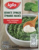 Epinards haches a la creme