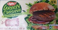 Green cuisine burgers vegan