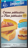 Crème pâtissière et flan pâtissier saveur vanille