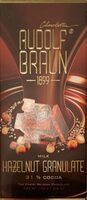 Chocolat au lait et granulés de noisettes