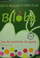 Jus de pomme et poire