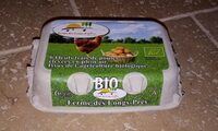 6 œufs frais de poule BIO