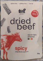 Dried beef spicy (chipotle & cayenne)
