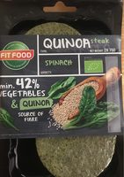 Quinoa steak epinard