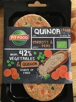 Quinoa Steaks aux Carotte & Petits Pois