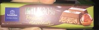 Barre de chocolat au lait praliné