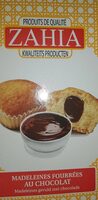 Madeleines fourrées au chocolat