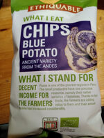 Ethiquable Blaue Kartoffelchips (2,79 Eur / 100 G)