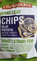 Chips pomme de terre bleue
