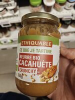 Beurre bio cacahuète crunchy