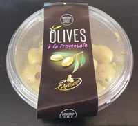 Olives vertes dénoyautées aux poivrons