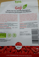 Baies de Goji séchée biologique
