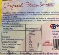 Sugared strawberries