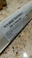 Pâte brisée traditionnelle