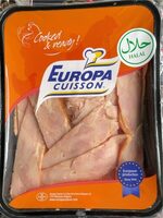 Chicken bacon slices