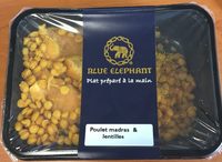 Poulet madras & lentilles