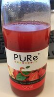 Jus de pomme fraise