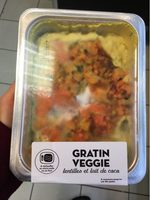 Gratin Veggie Lentilles et Lait De Coco