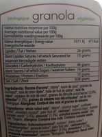 Granola au sucre de coco