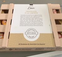 Bonbons de chocolat à la liqueur