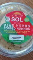 Fine Herb Topped Hummus