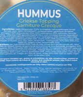 Hummus - Griekse topping